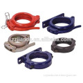 5" concrete pump fixable snap clamp